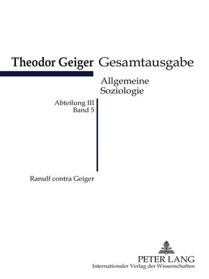 cover image of Ranulf contra Geiger